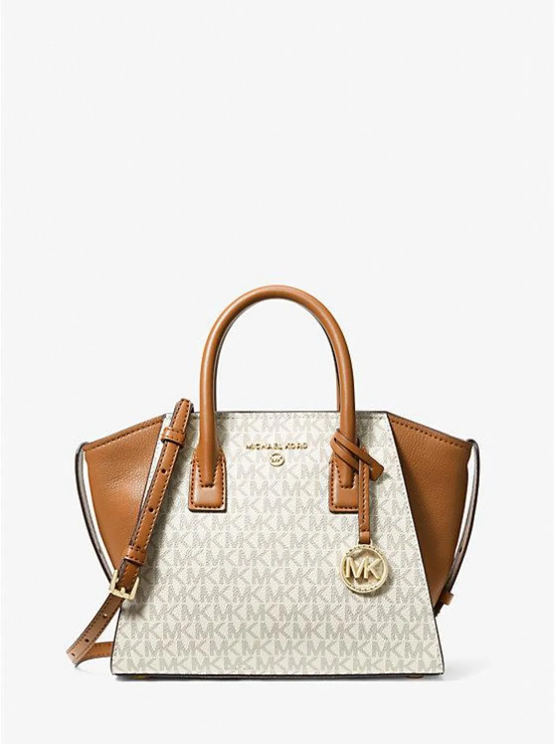 Avril Small Logo Top-Zip Satchel