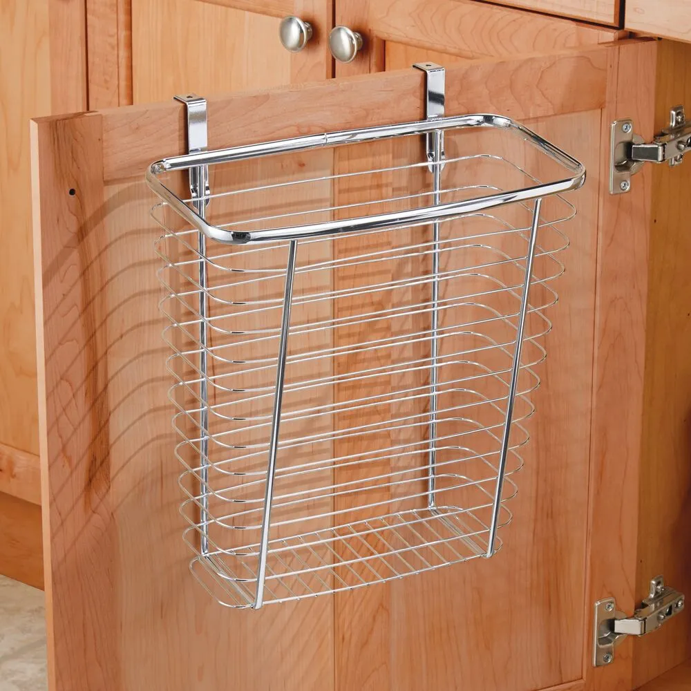 Axis Over The Cabinet Waste/Storage Basket Chrome
