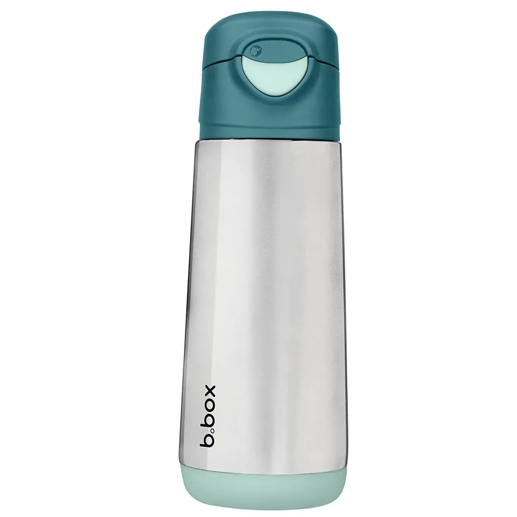 b.box Insulated Sport Spout Bottle - 500ml (Emerald Forest)