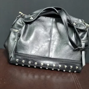 Black Kira Rivet tote bag