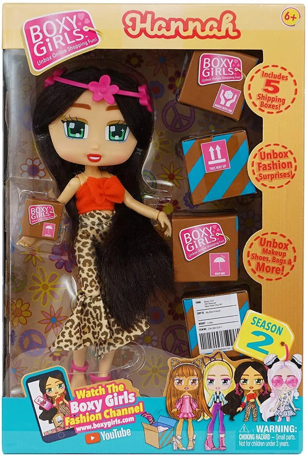 Boxy Girls Mila Hannah Brooklyn Fashion Doll 3 Piece Season 2 Bundle Set Jay at Play