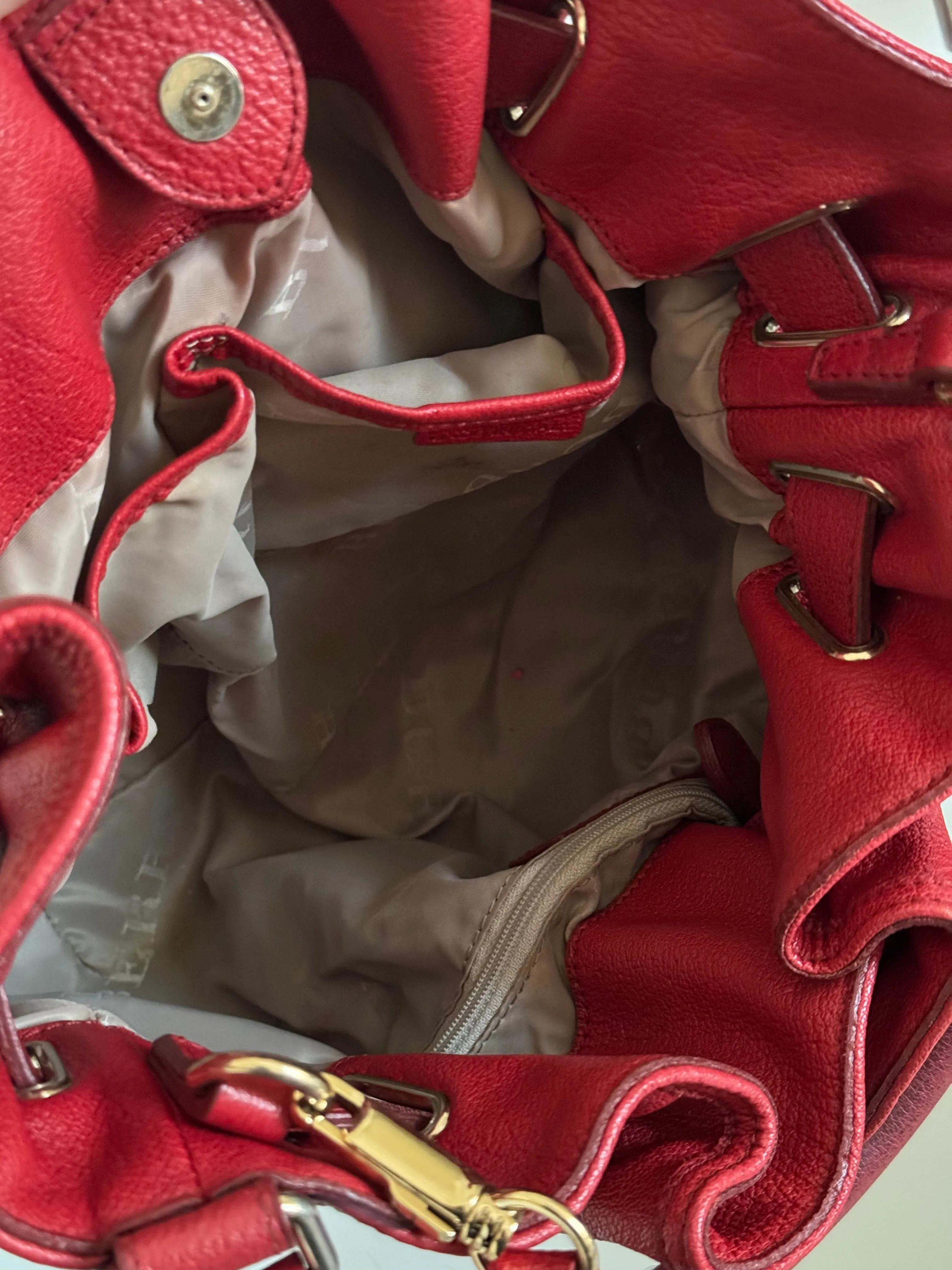 Burberry red bag