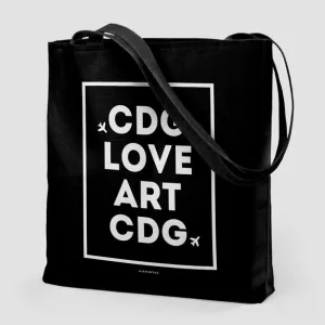 CDG - Love / Art - Tote Bag