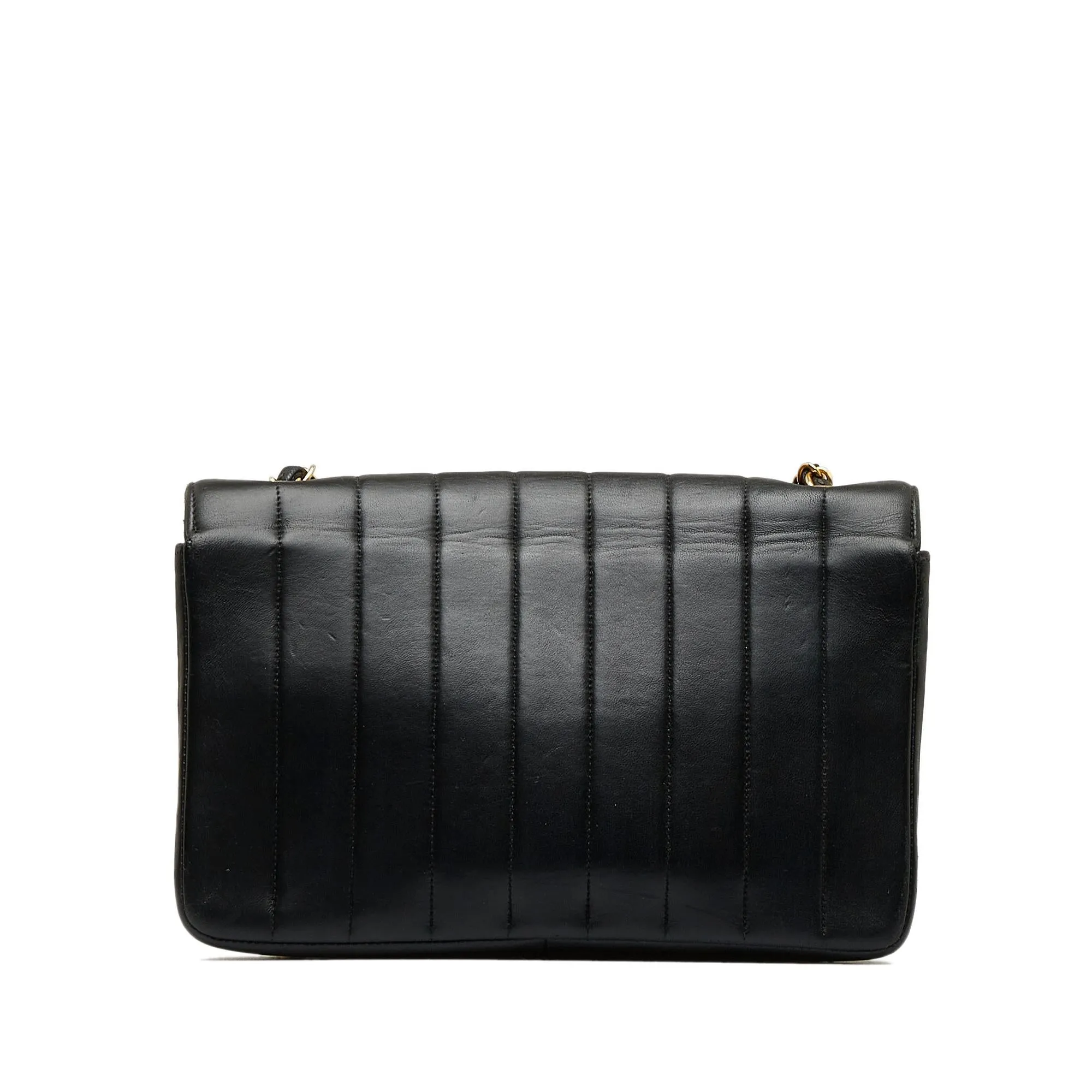 Chanel Lambskin Vertical Border Flap (SHG-yQHgIP)