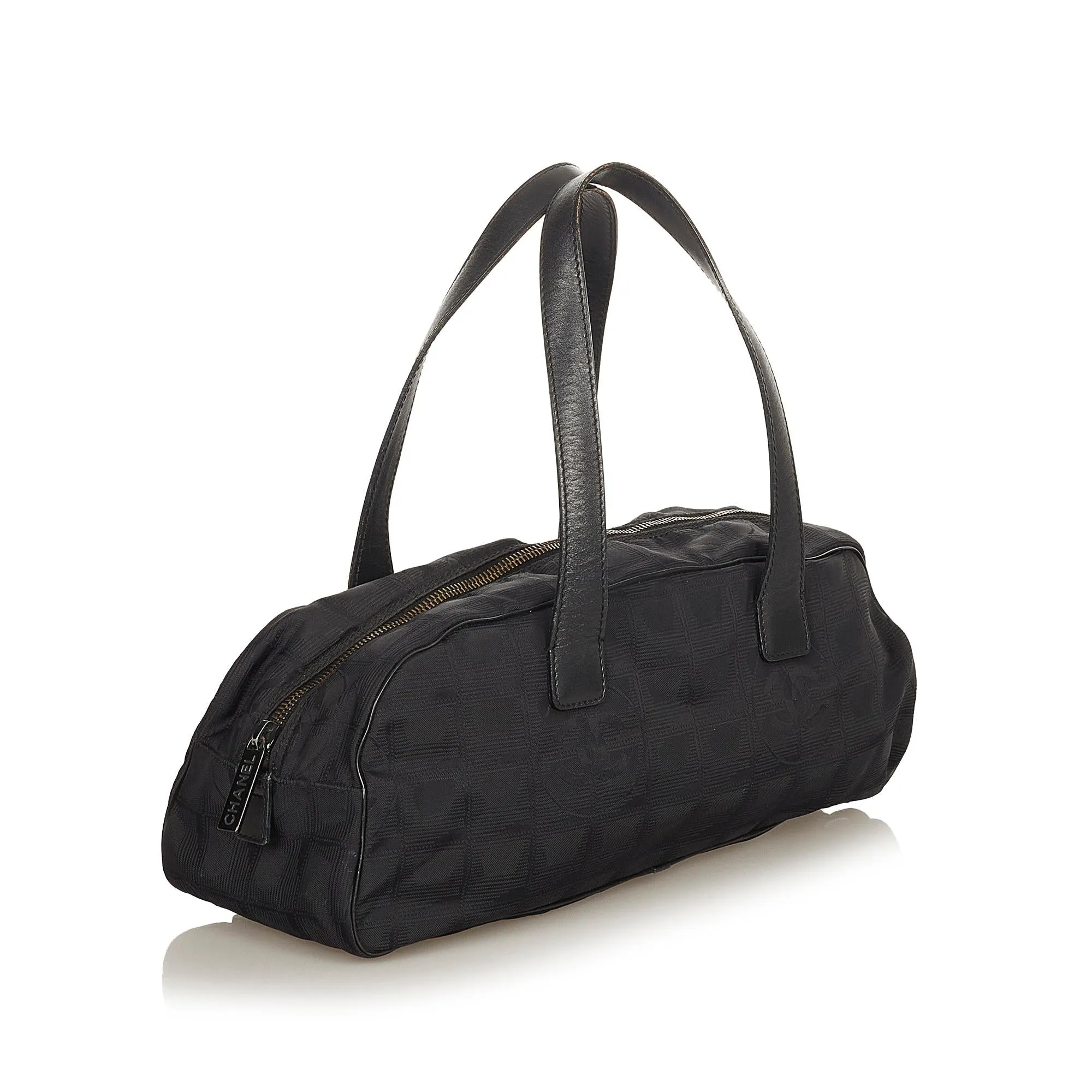 Chanel New Travel Line Canvas Handbag (SHG-25650)