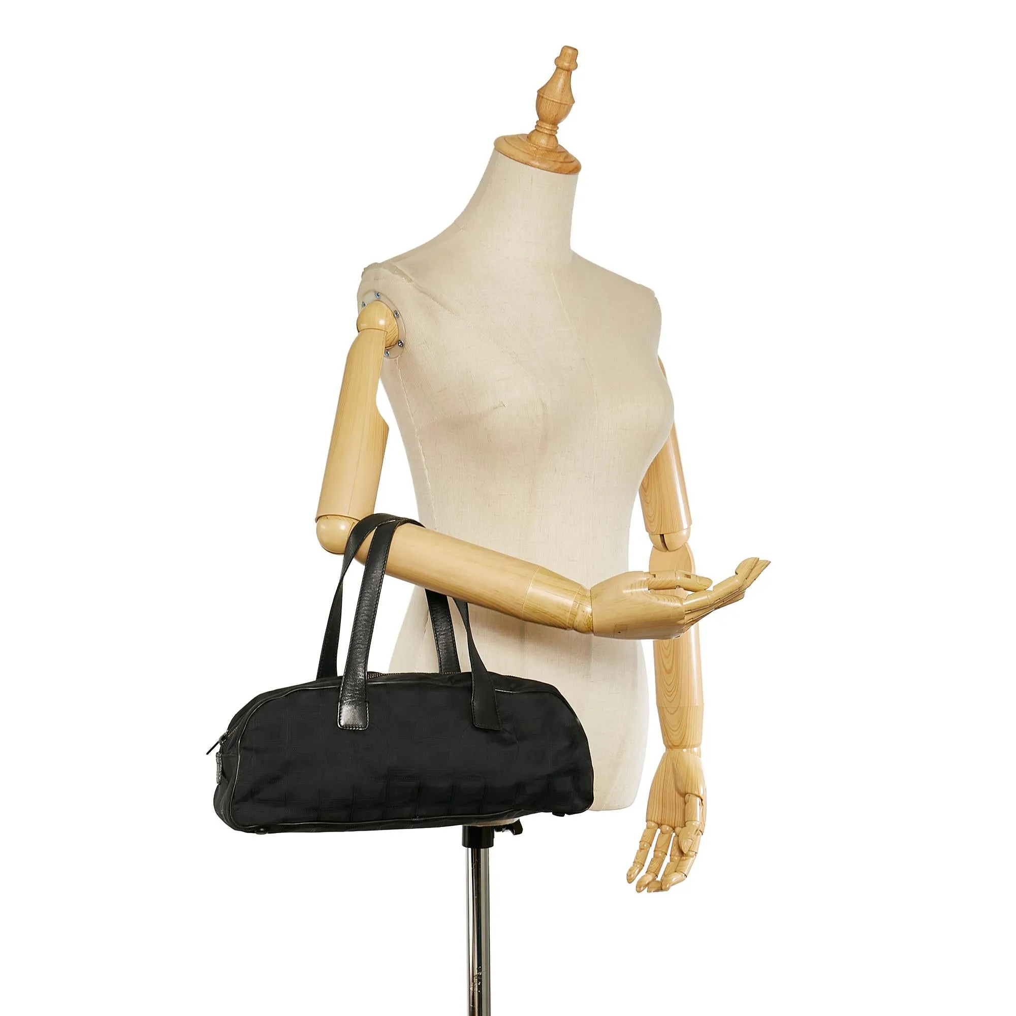 Chanel New Travel Line Canvas Handbag (SHG-25650)