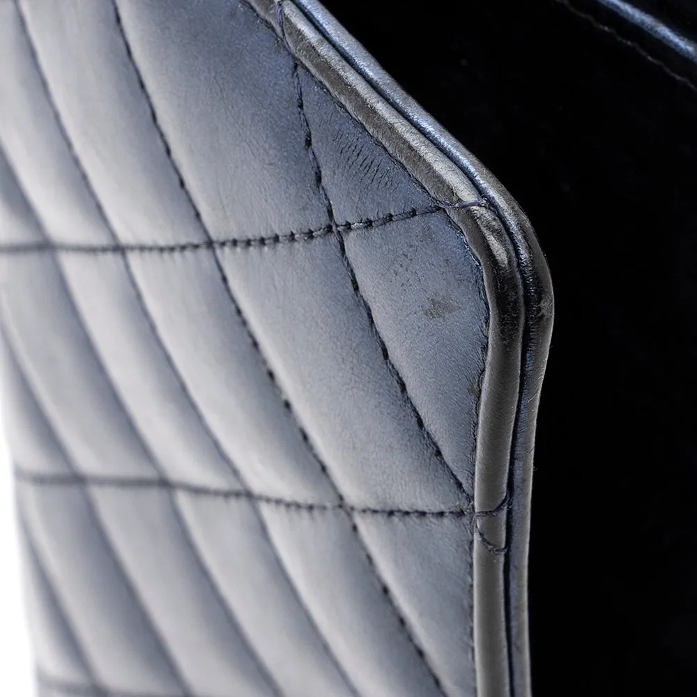 Chanel Quilted Metallic Calfskin Reissue Yen Wallet - FINAL SALE (SHF-18687)