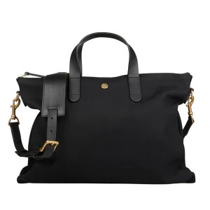Coal Black M/S Canvas Slim Brief