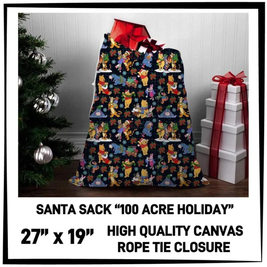 Custom Design Canvas Santa Sacks