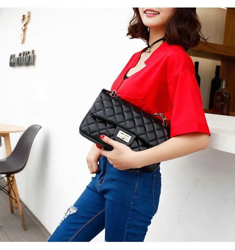 European ClassiC Design Women Tote Style Handbag-Gold