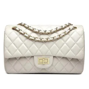 European ClassiC Design Women Tote Style Handbag-Gold