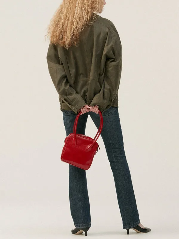 Geometric Split-Joint Shoulder Bags Handbags