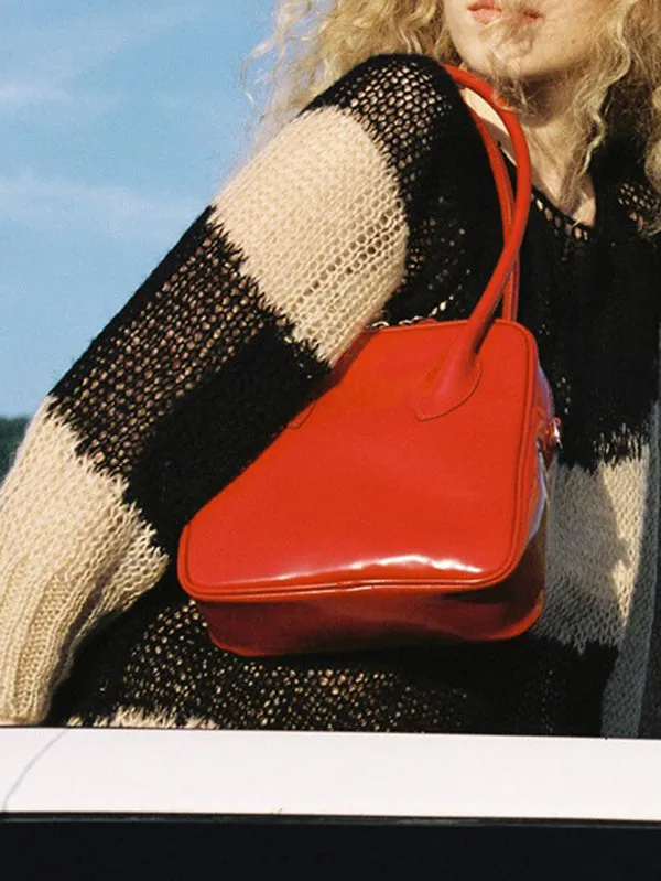 Geometric Split-Joint Shoulder Bags Handbags
