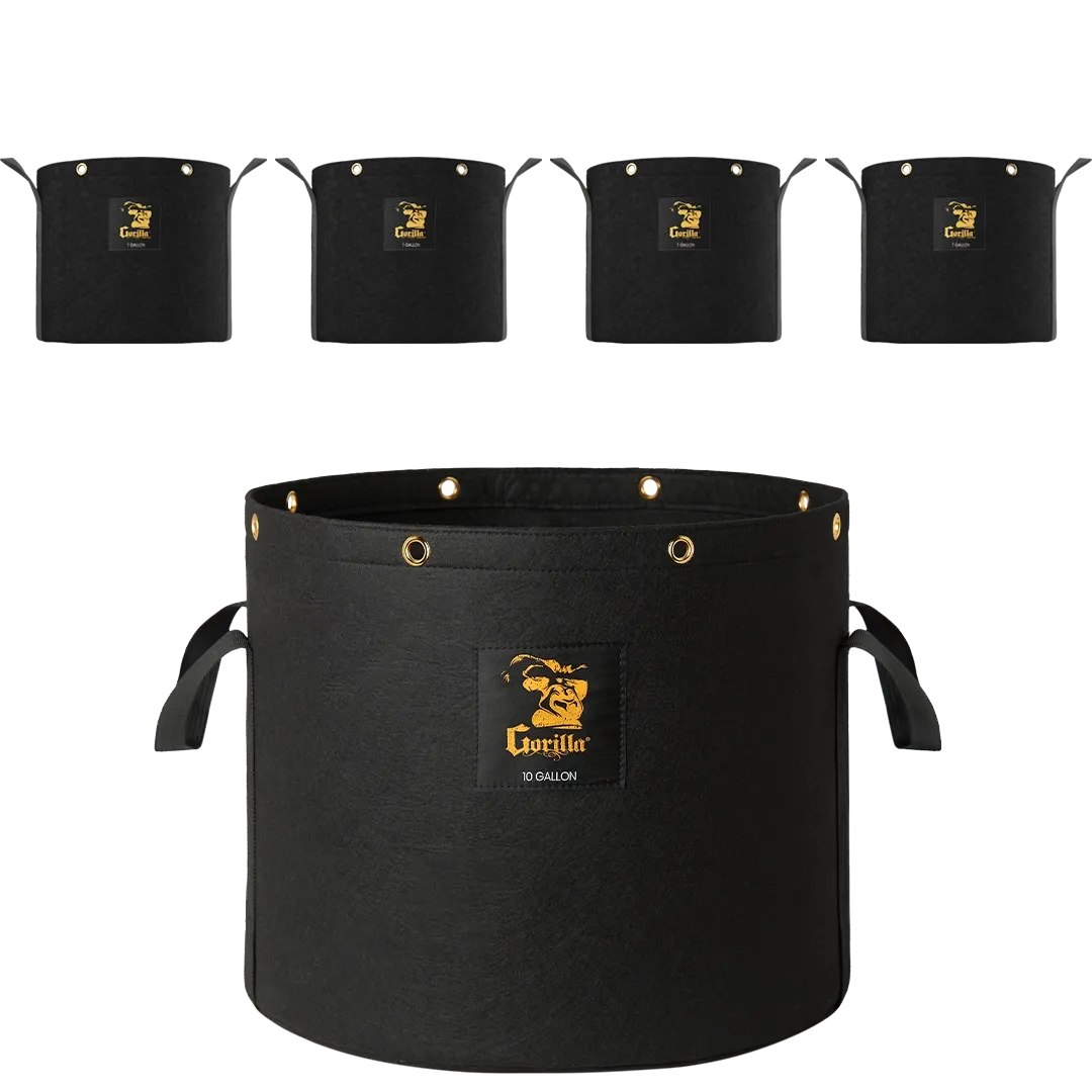 Gorilla 10 Gallon Grow Bags  (4 Pack)