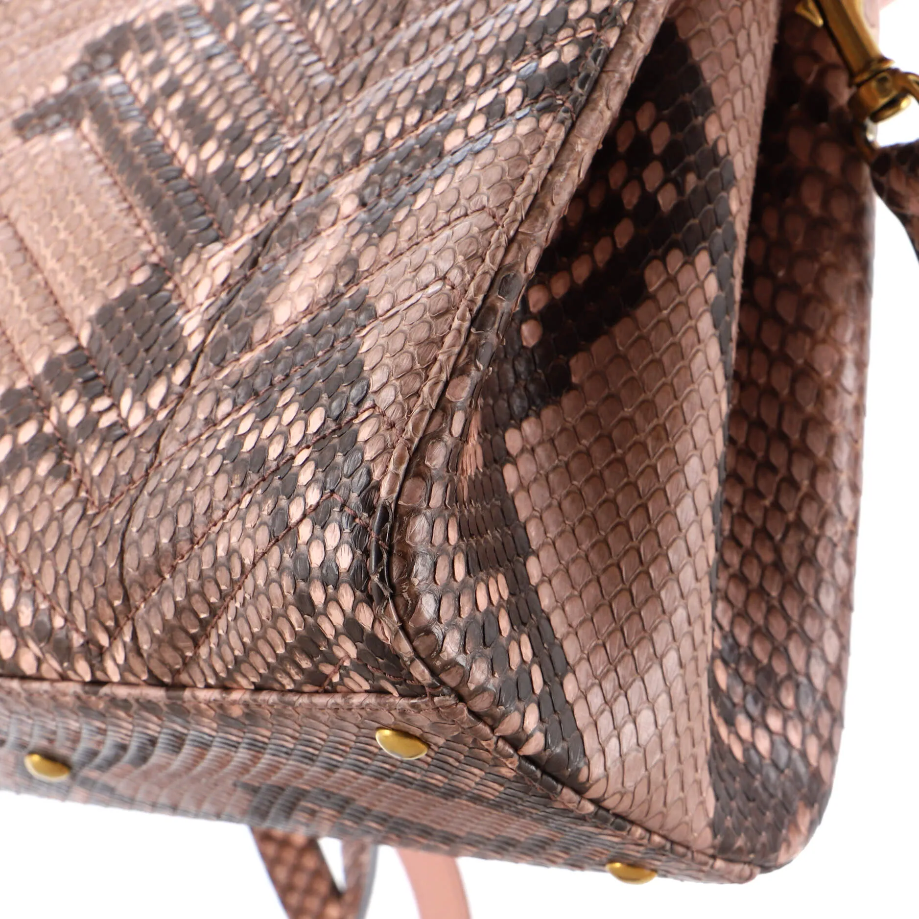 Gucci Gg Marmont Tote Matelasse Python