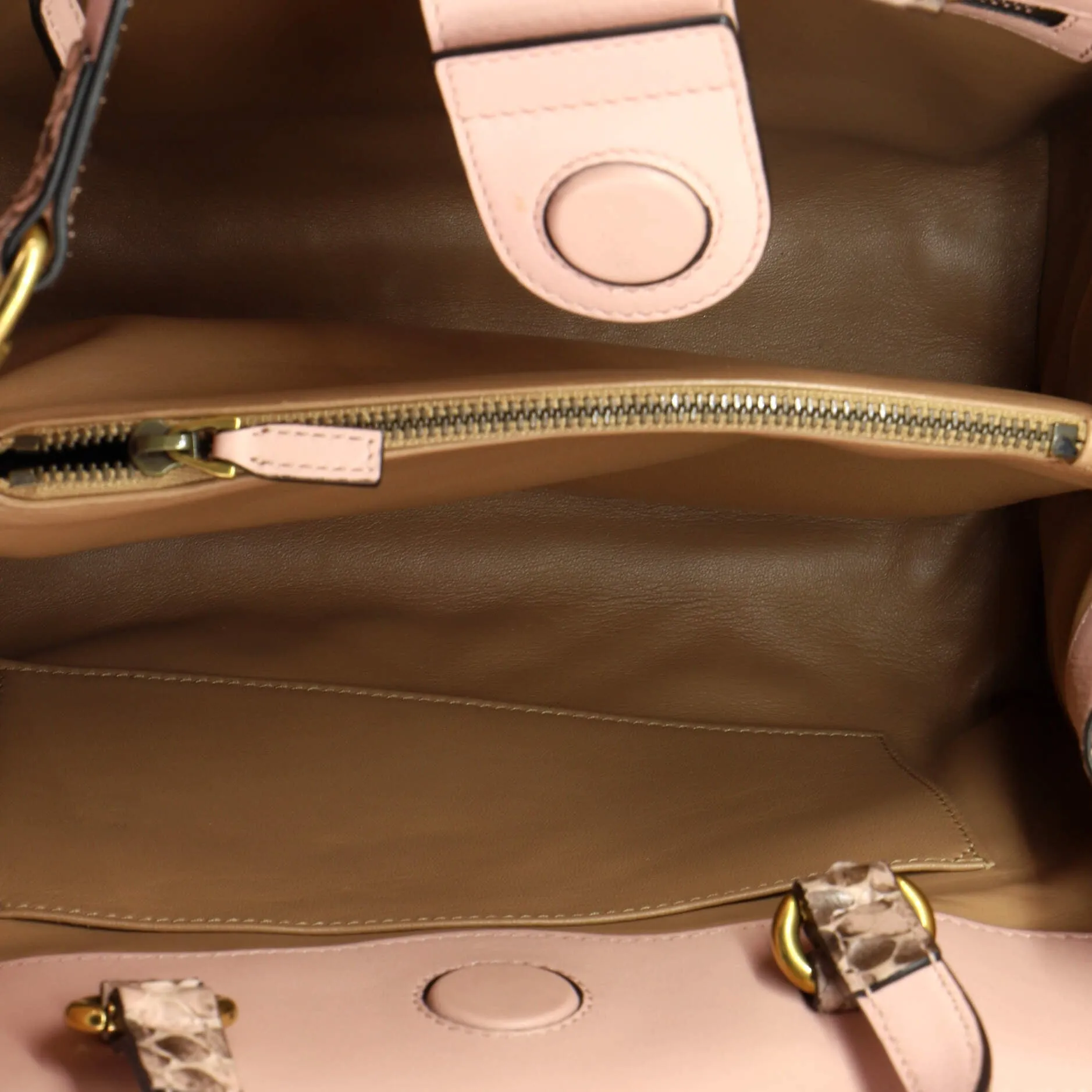 Gucci Gg Marmont Tote Matelasse Python