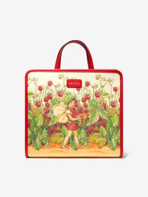 Gucci Girls Flower Fairies Supreme Tote Bag (W:38.5cm)
