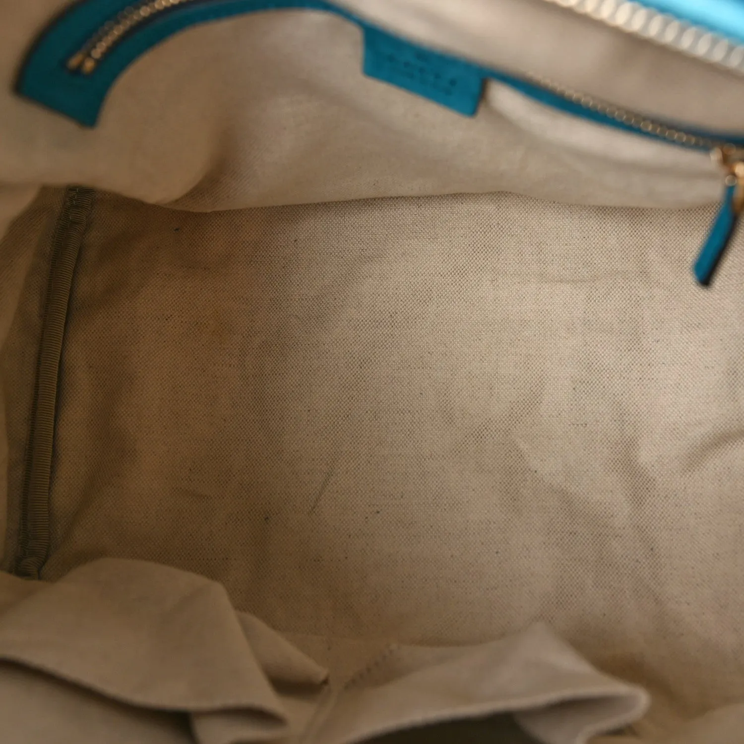 Gucci Vintage Web Medium Boston Teal