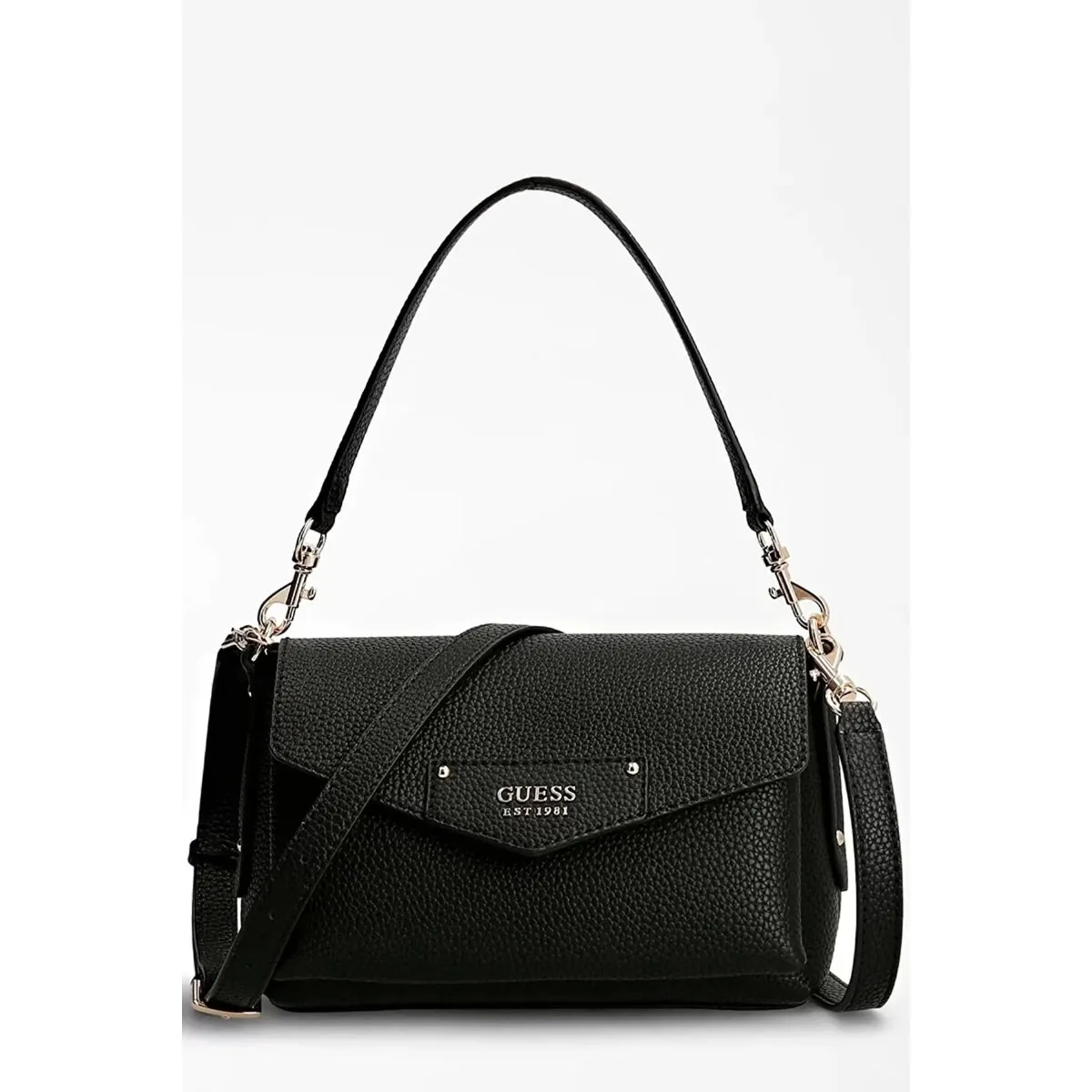 Guess Brenton Synthetic Crossbody Bag In Black - HWESB8-39019