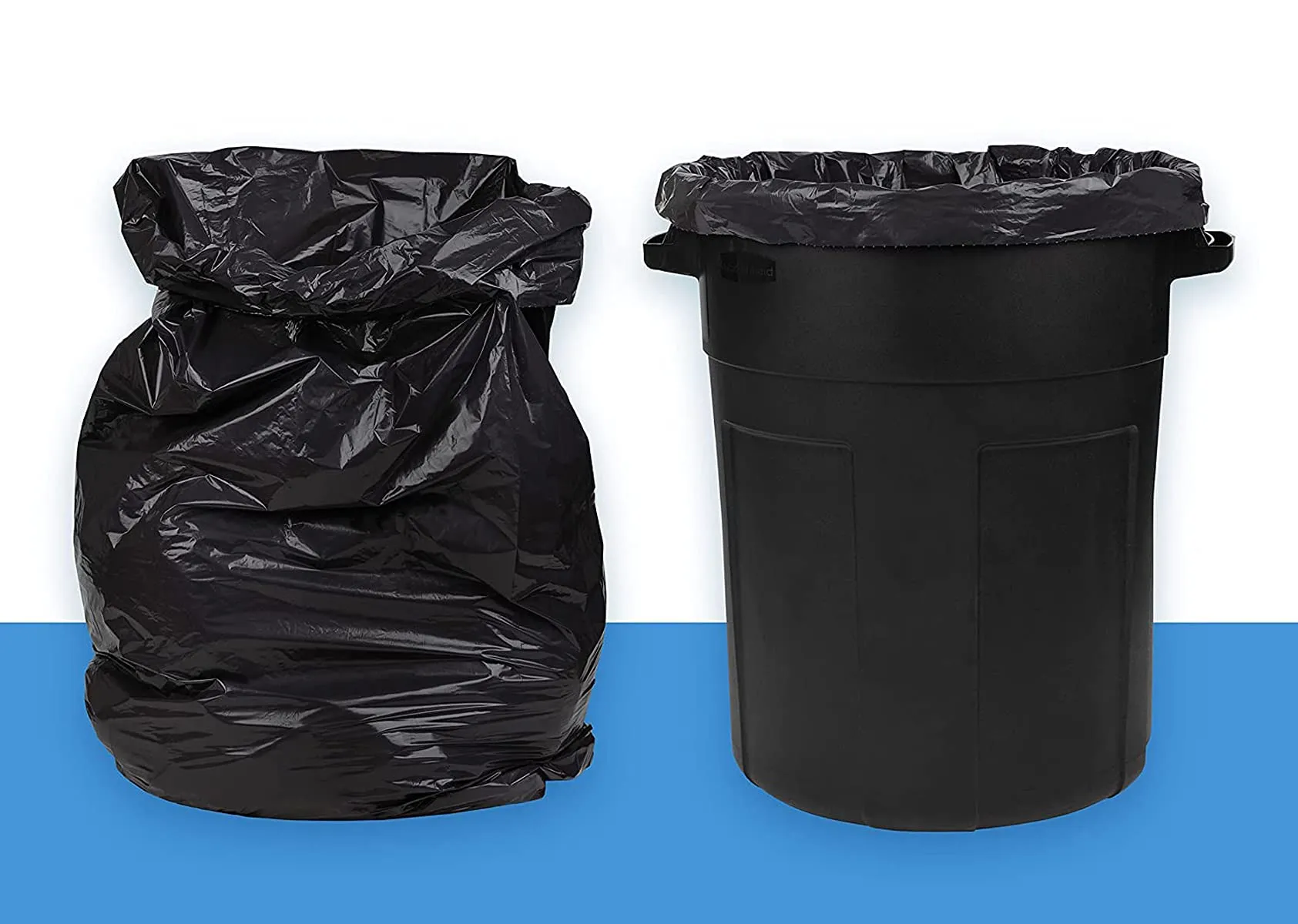 Heart Home Medium 120 Garbage Bags/Dustbin Bags, 19x21 Inches (Black)-HS41HEARTHH24027