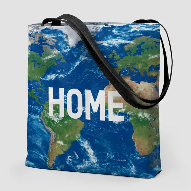 Home - Earth - Tote Bag