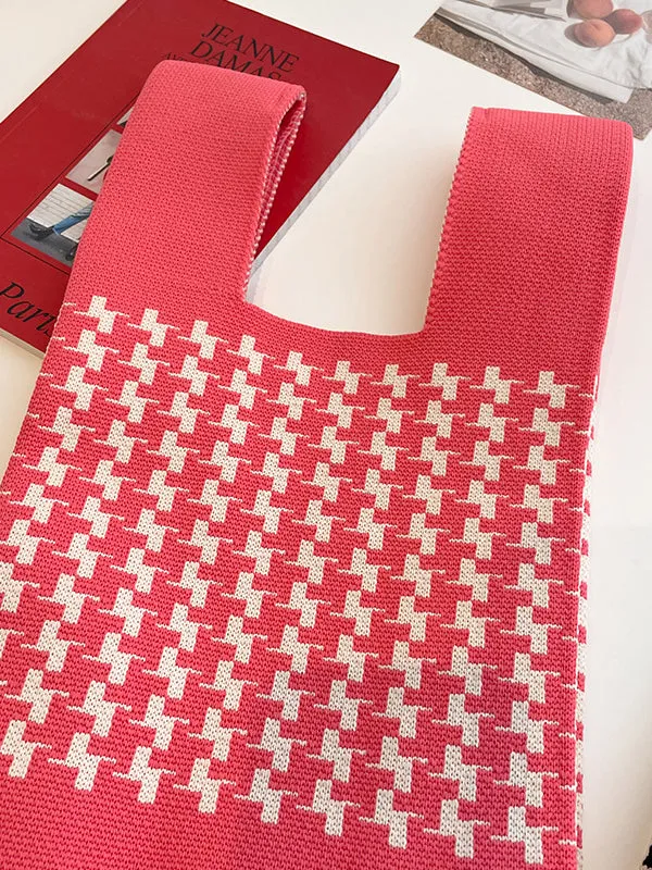 Houndstooth Handbags Bags