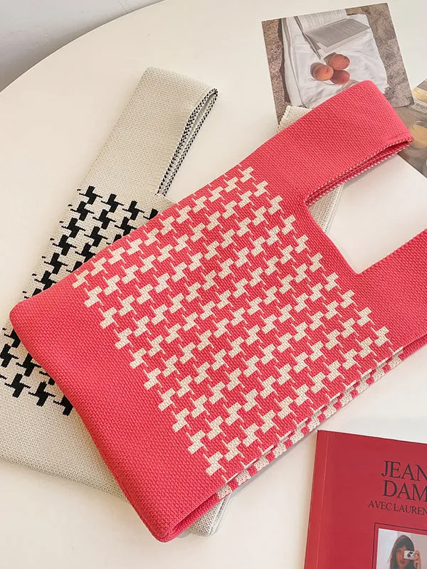 Houndstooth Handbags Bags
