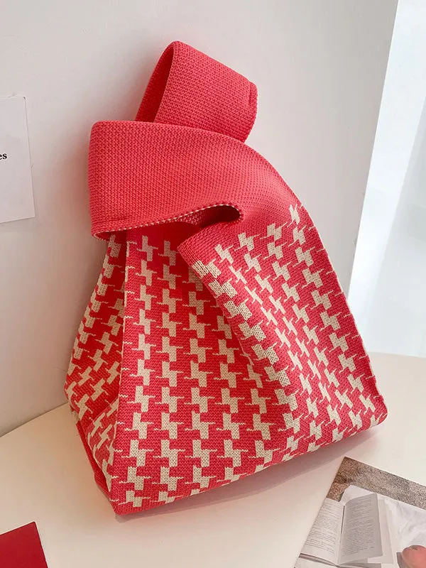 Houndstooth Handbags Bags