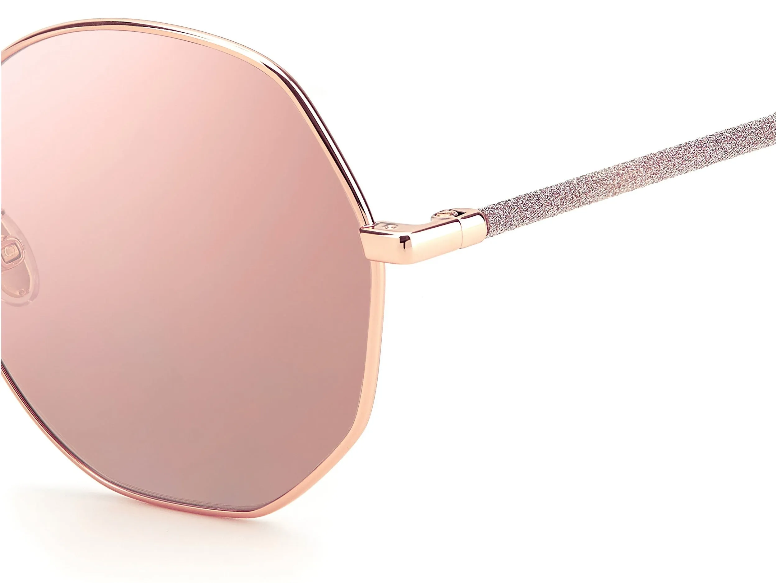 Jimmy Choo  Round sunglasses - CORAL/G/SK