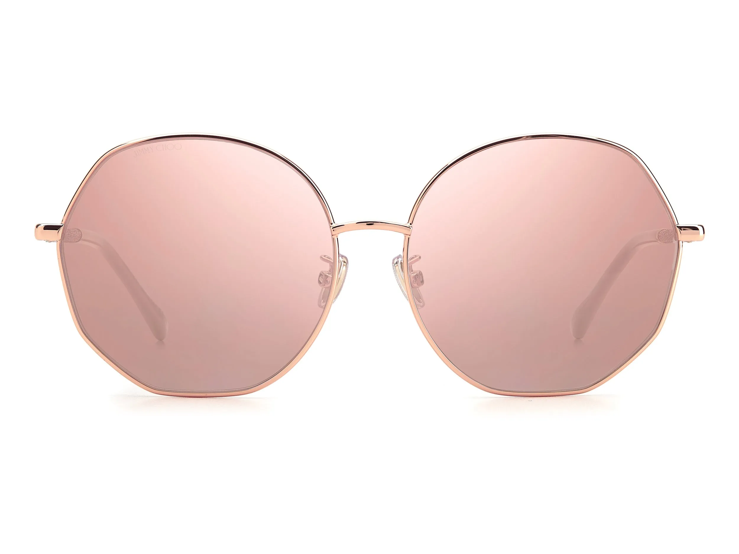 Jimmy Choo  Round sunglasses - CORAL/G/SK