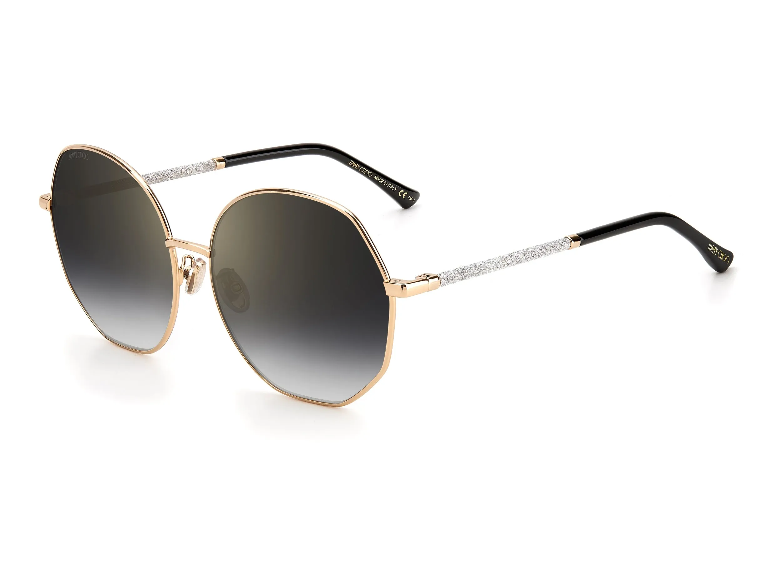 Jimmy Choo  Round sunglasses - CORAL/G/SK