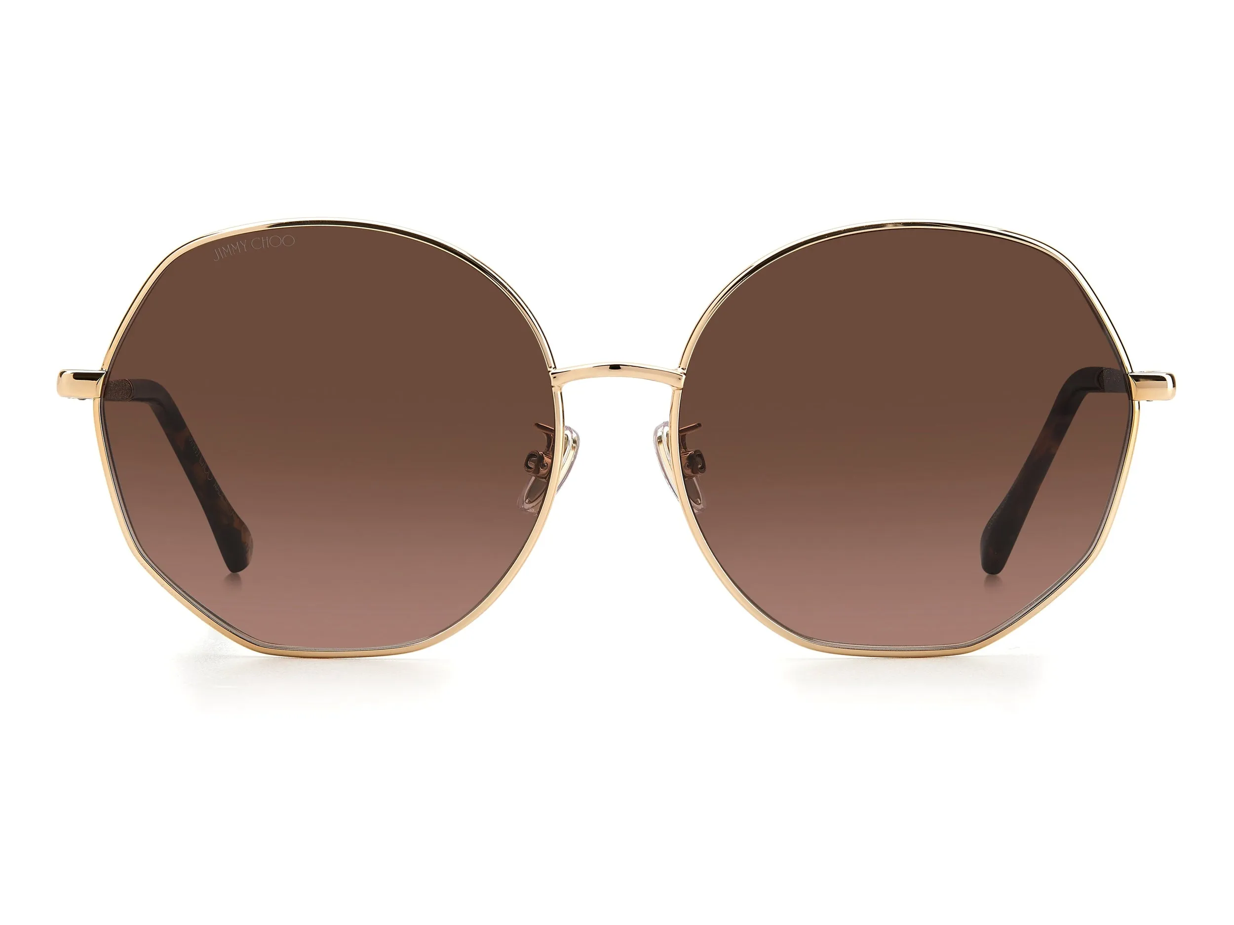 Jimmy Choo  Round sunglasses - CORAL/G/SK