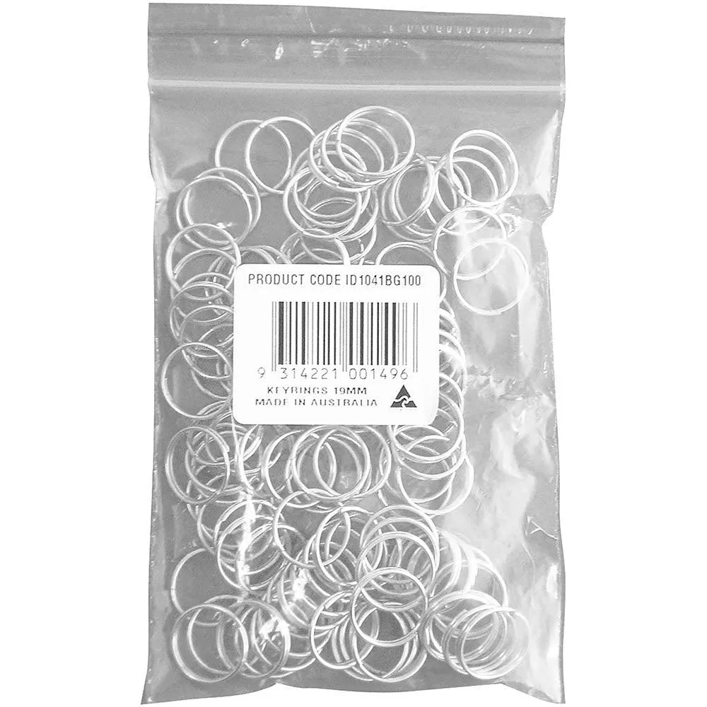 Kevron Id1041 Key Ring 19Mm Bag 100
