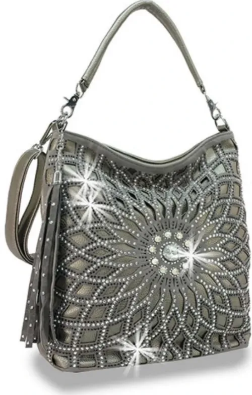 Layered Rhinestone Design Hobo