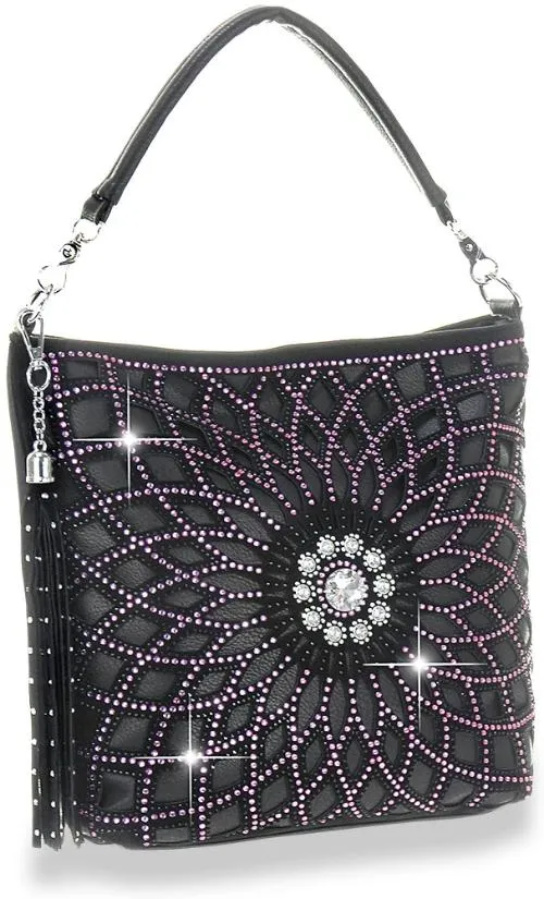 Layered Rhinestone Design Hobo