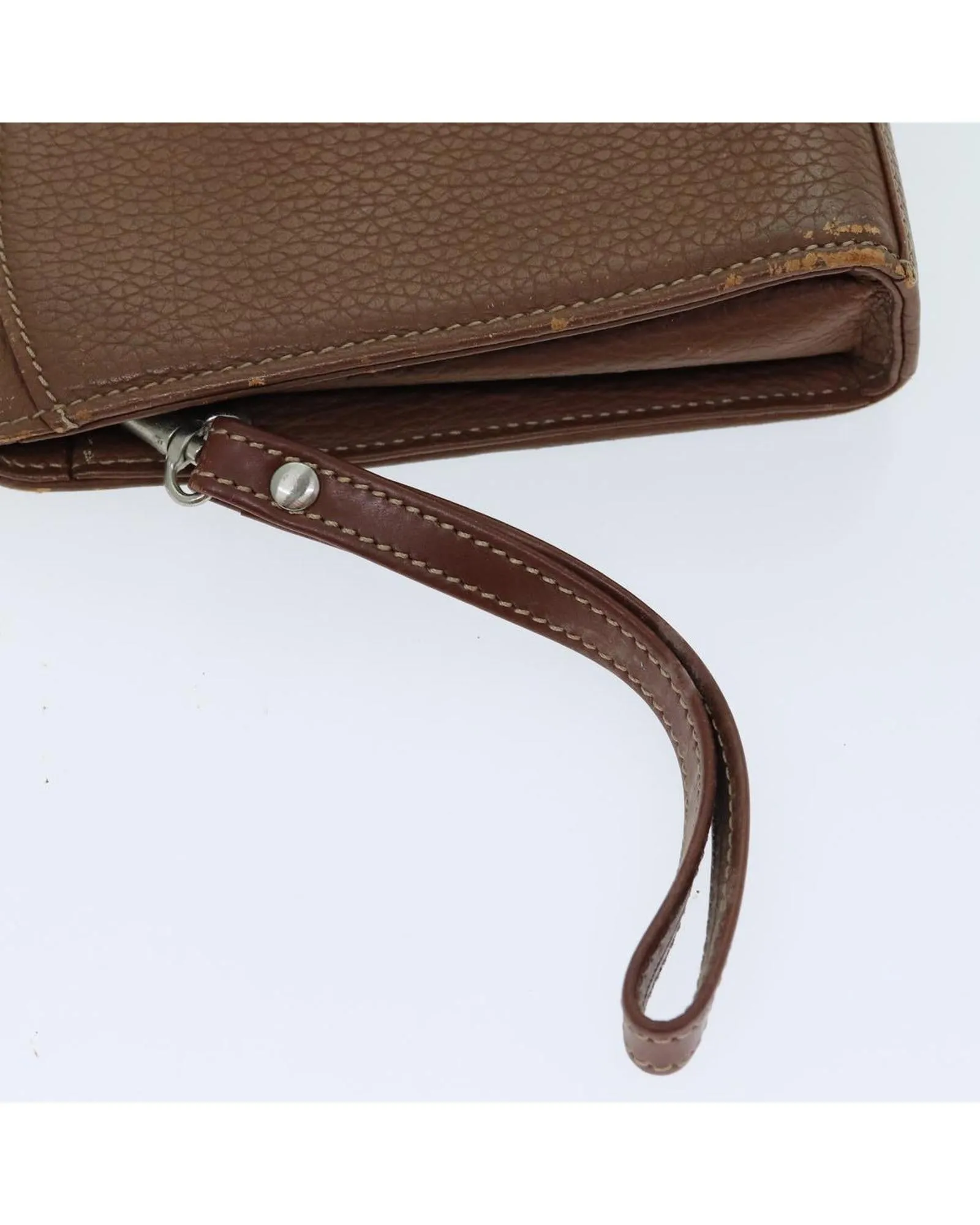 Leather Clutch Bag with Classic Design
