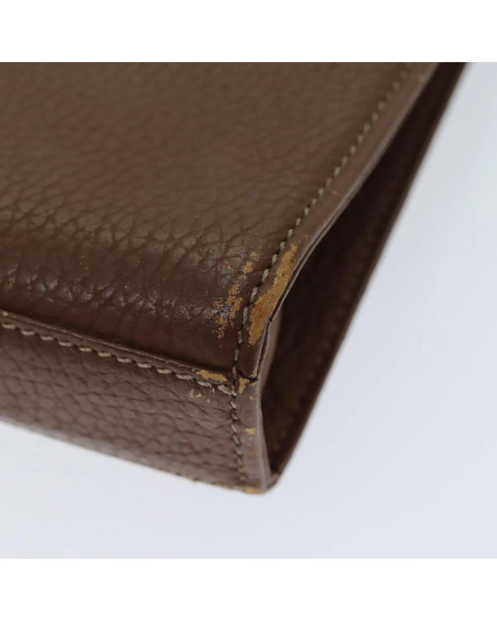 Leather Clutch Bag with Classic Design