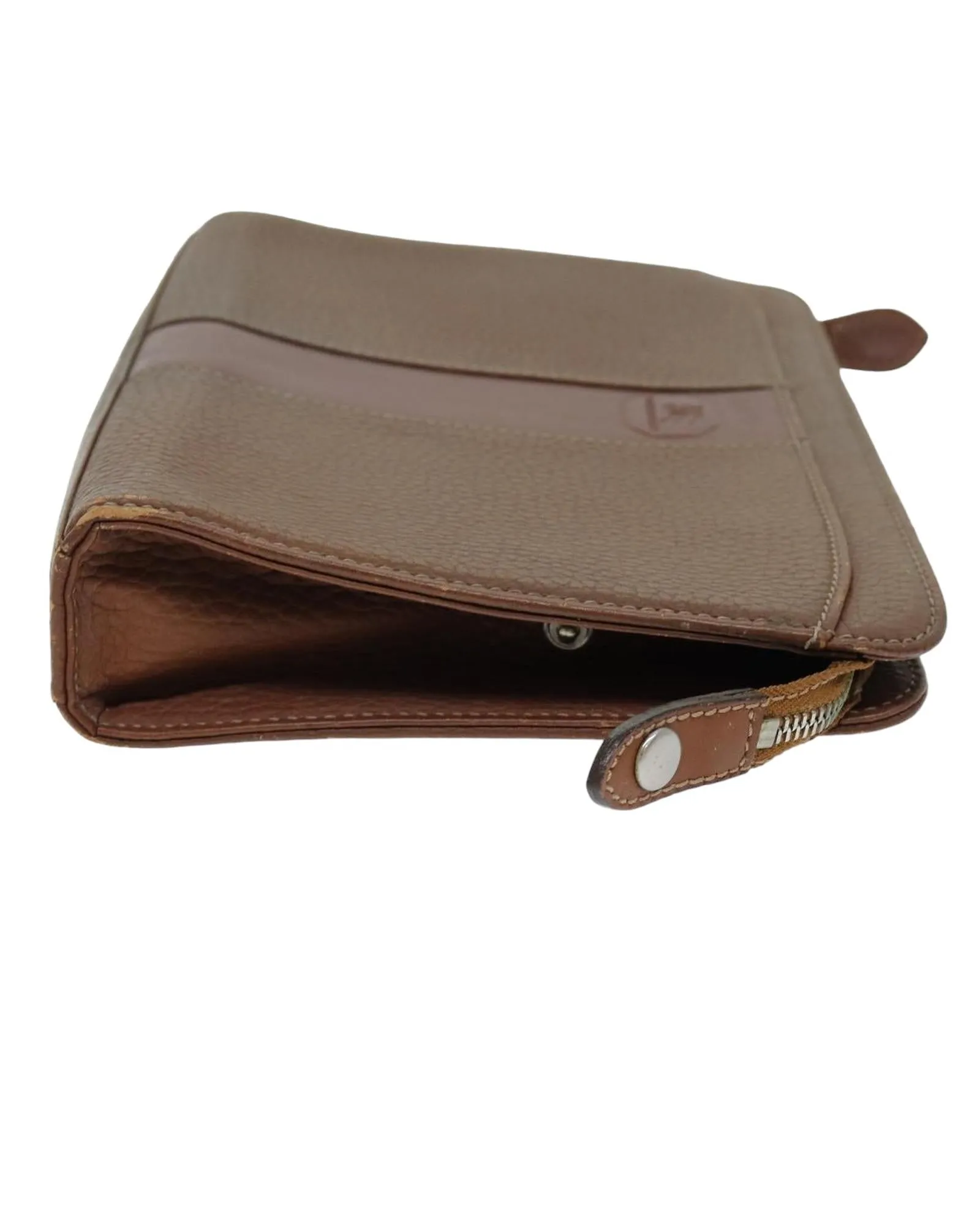 Leather Clutch Bag with Classic Design