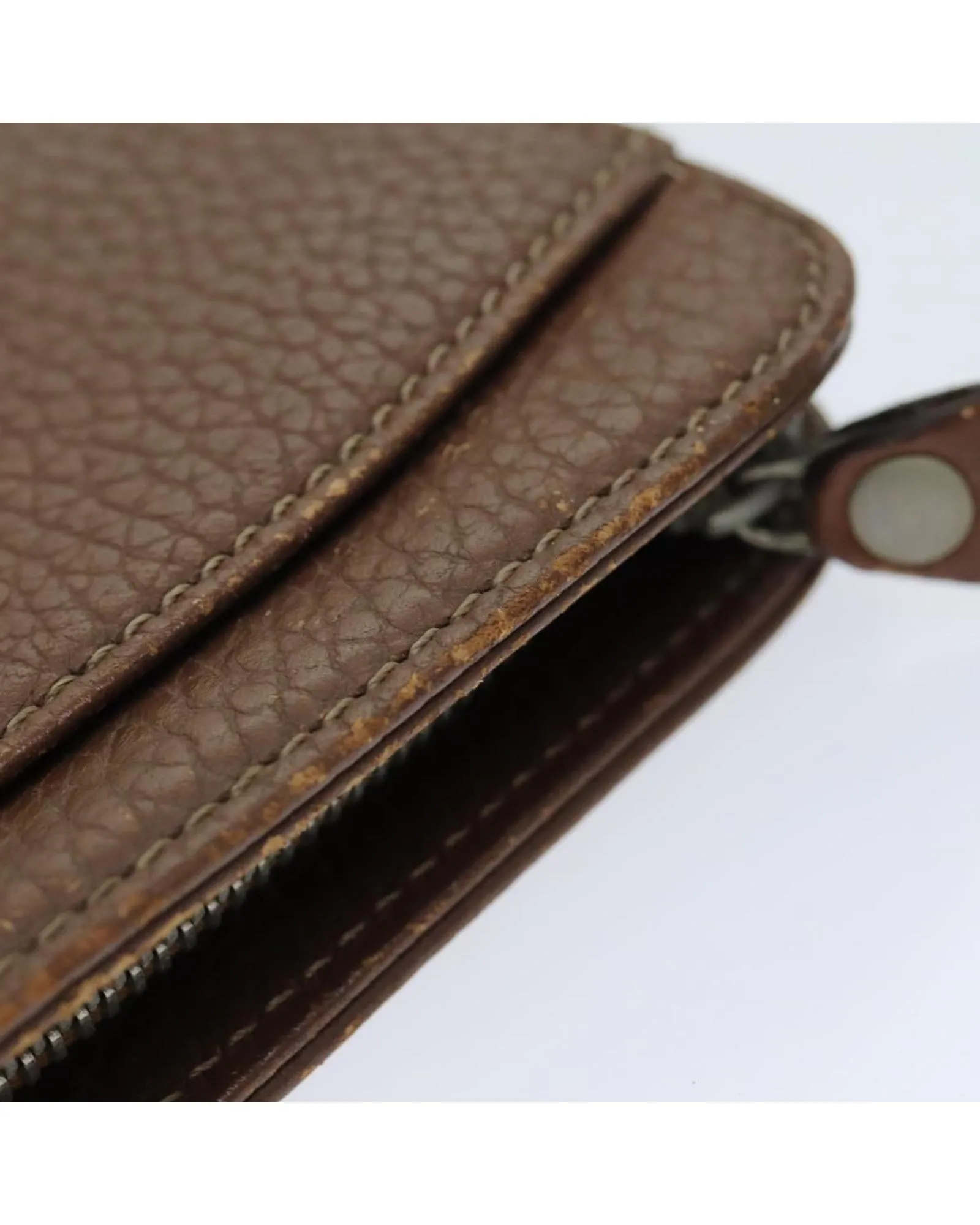 Leather Clutch Bag with Classic Design