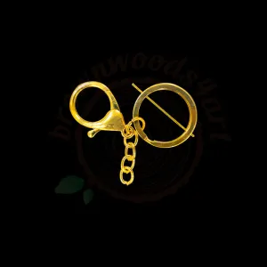 Lobster Keychain Rings Gold