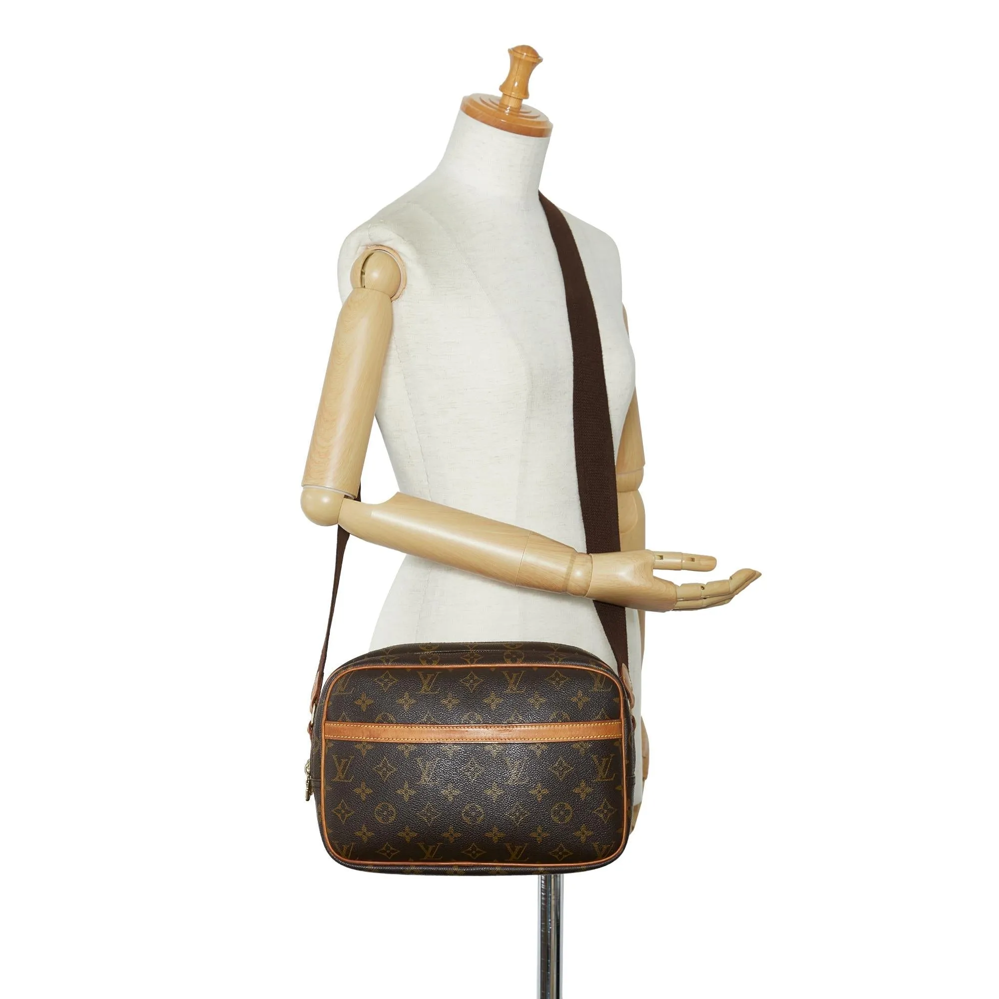 Louis Vuitton Monogram Reporter PM (SHG-lAzVLH)