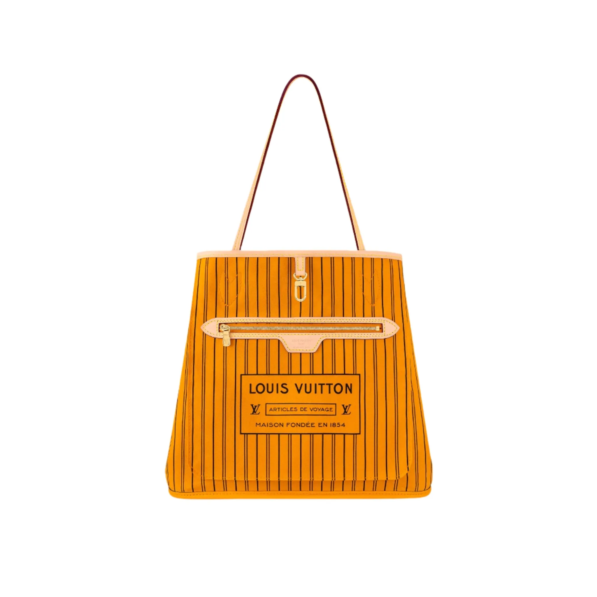 Louis Vuitton Neverfull Bandoulière Inside Out MM Monogram/Jaune Safran