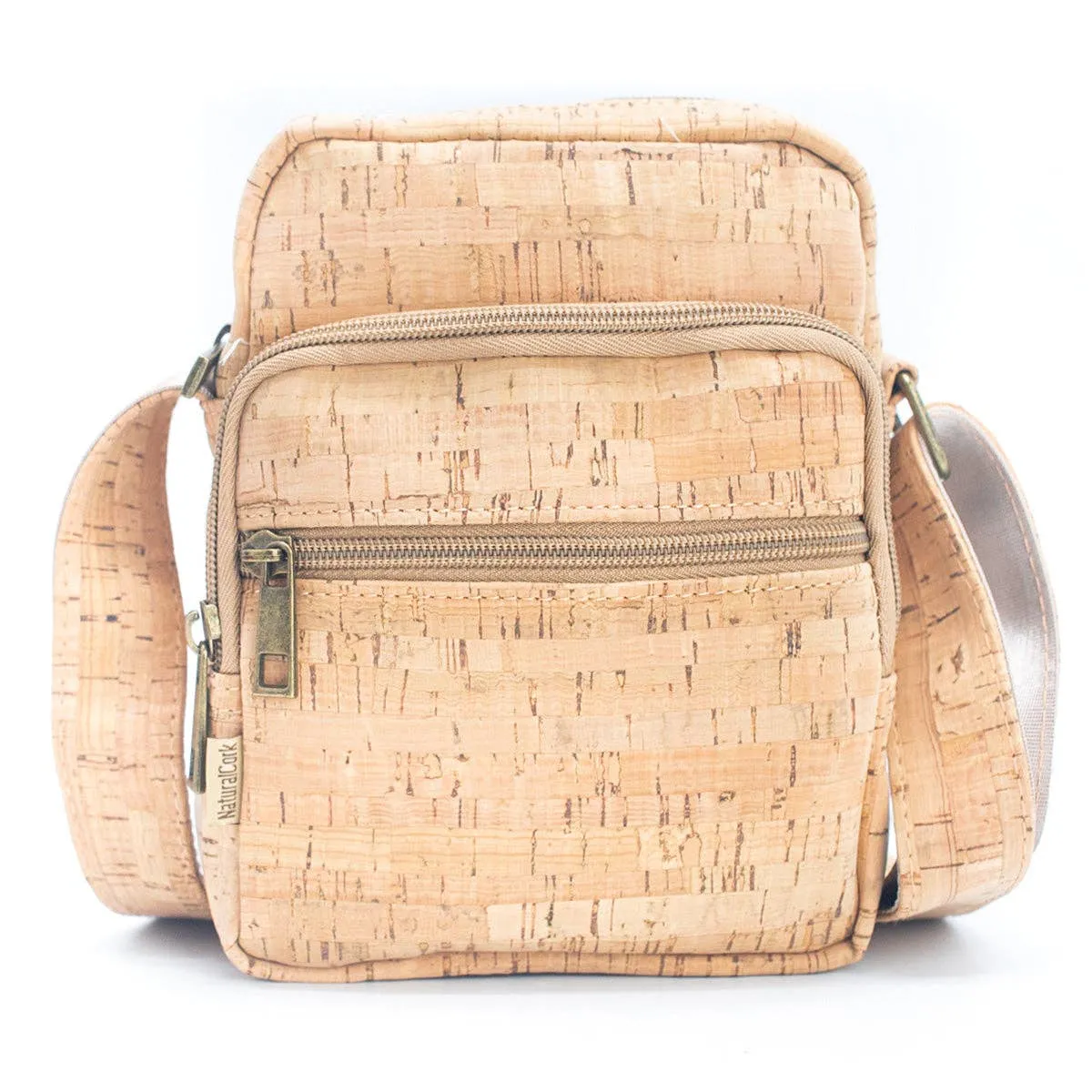 Men's Zipper Cork Messenger Bag  BAG-2246