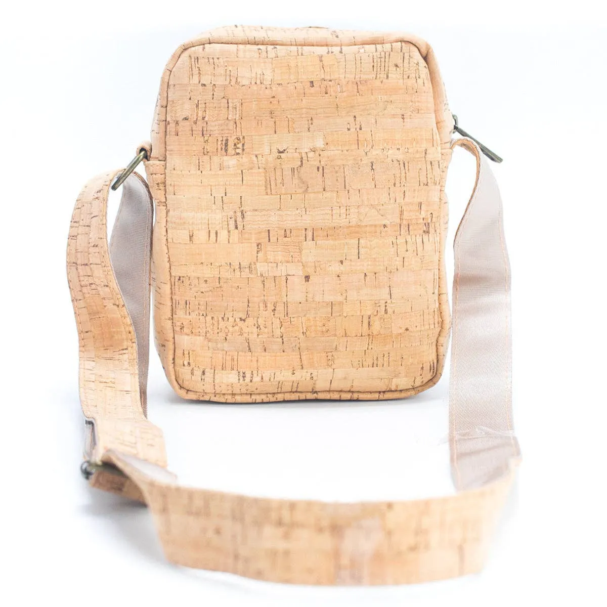 Men's Zipper Cork Messenger Bag  BAG-2246