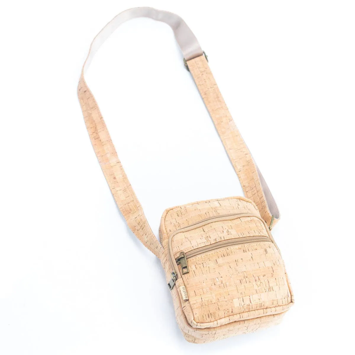 Men's Zipper Cork Messenger Bag  BAG-2246