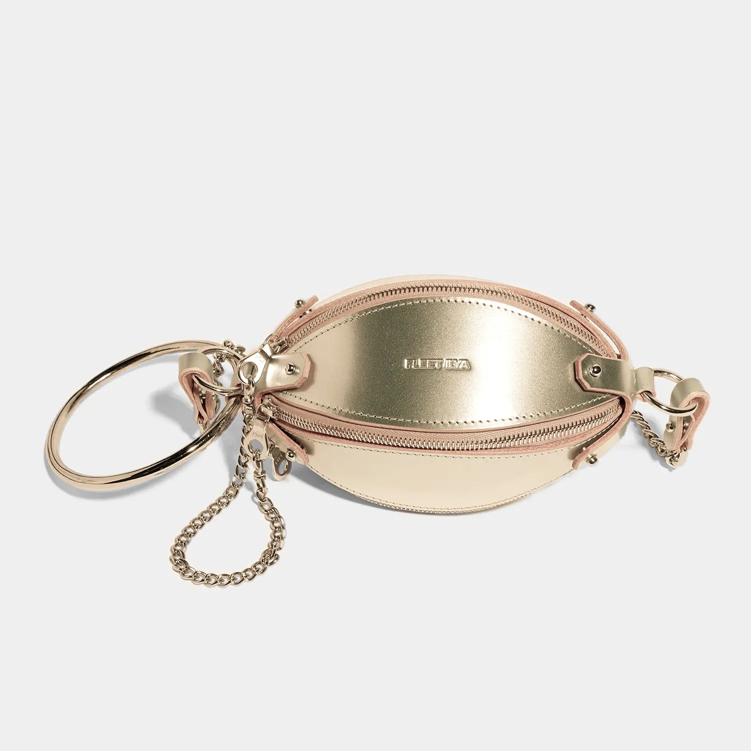 MINI MULTI ZIP BAG GOLD