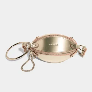 MINI MULTI ZIP BAG GOLD