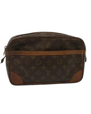 Monogram Canvas Clutch Bag with Accessories - Pre-owned