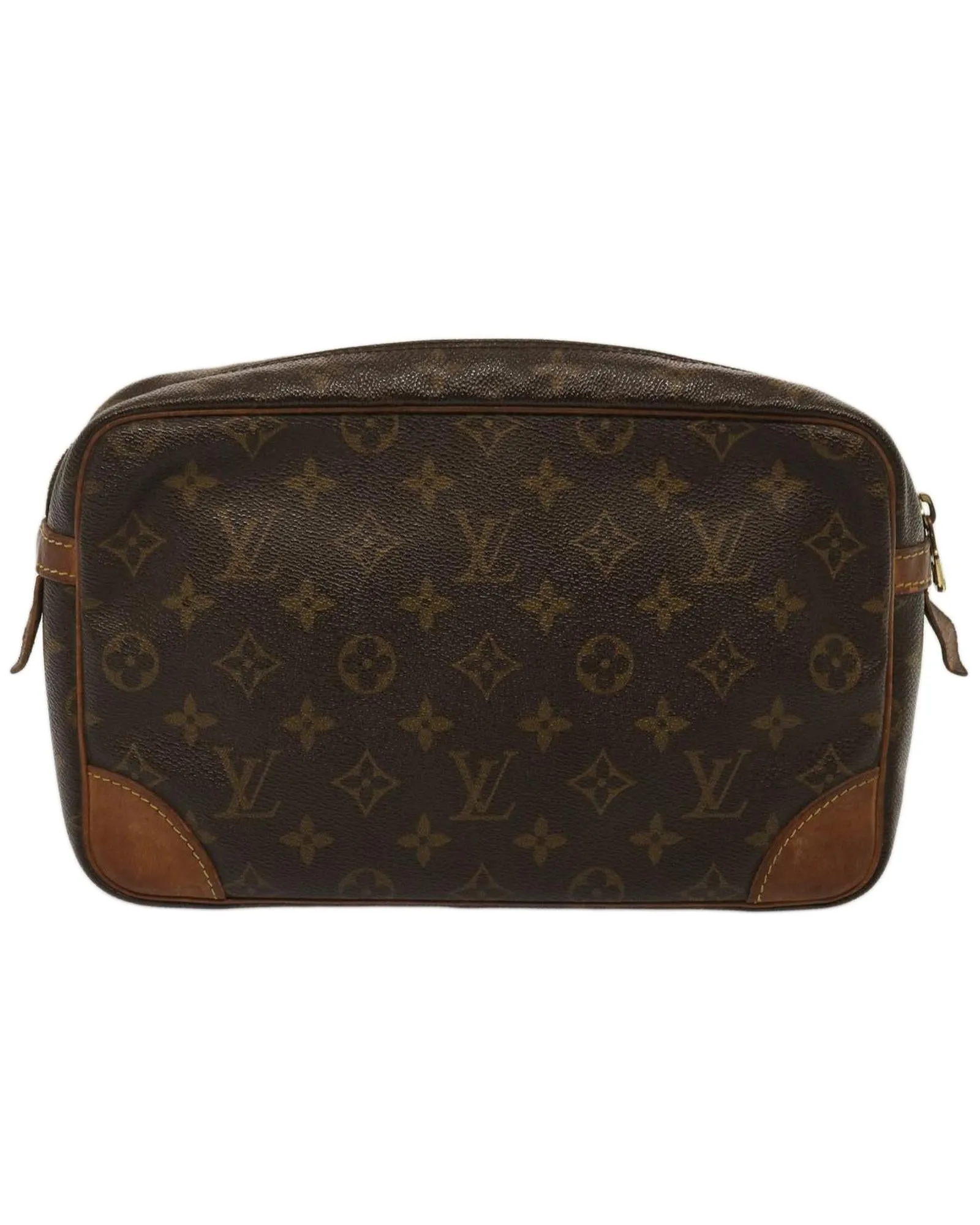 Monogram Canvas Clutch Bag with Accessories - Pre-owned