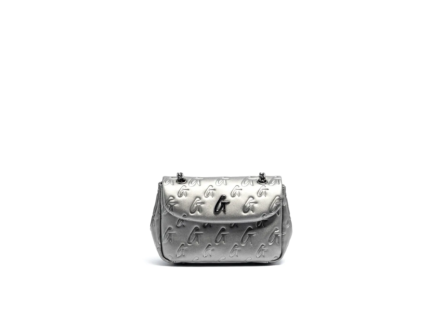 MONOGRAM MINI CLASSIC FLAP BAG PLATINUM